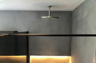 pommeau de douche fixe