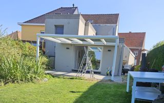 installation d'une pergola