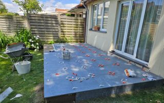 aménagement d'une terrasse