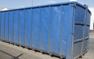 grand container bleu