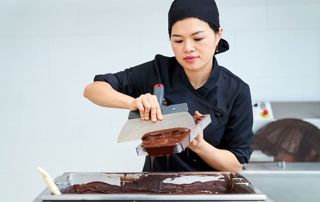 démonstration fabrication de chocolat