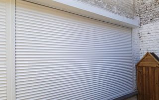 volet blanc mini caisson