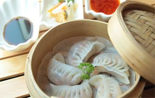 dim sum cuits à la vapeur