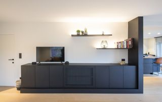 meuble tv noir Coopman Intérieur