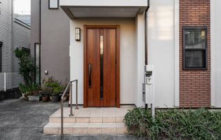 porte d'entrée d'une maison