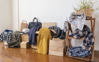 affaires prêtes pour un déménagement